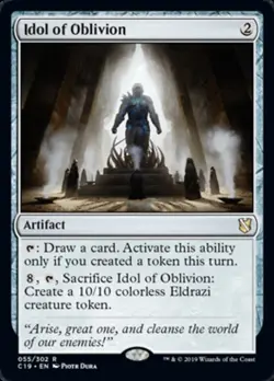 1x Idol of Oblivion NM-Mint, English Commander 2019 MTG Magic - Image 1