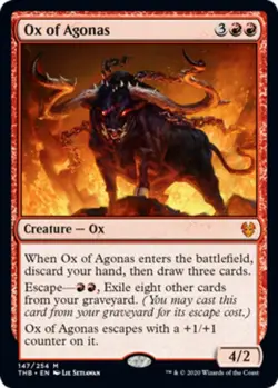 1x Ox of Agonas NM-Mint, English Theros Beyond Death MTG Magic - Image 1