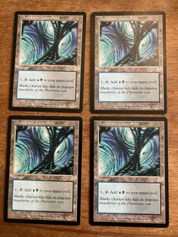 4 X MTG Odyssey #319 Darkwater Catacombs LP/NM - Image 1