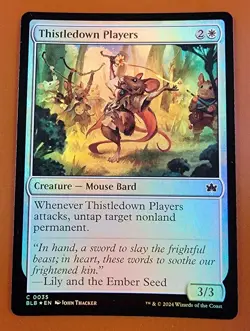 1x Thistledown Players | FOIL | Bloomburrow | MTG Magic Cards - Image 1