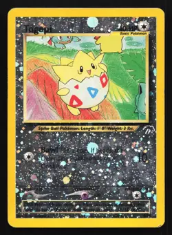 Pokemon Togepi 4/18 WotC Southern Islands Reverse Holo Promo HP - Image 1