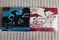POKEMON CENTER Black Bolt and White Flare Elite Trainer Box ETB Set of 2 - Image 2