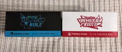 POKEMON CENTER Black Bolt and White Flare Elite Trainer Box ETB Set of 2 - Image 5