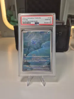 POKEMON PSA 10 2024 SV Twilight Masquerade Phione 175/167 IR - Image 1