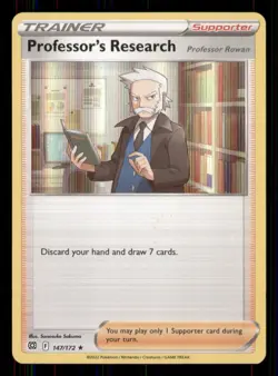 Professor's Research SWSH09: Brilliant Stars #147/172 Holo Rare Pokemon LP - Image 1