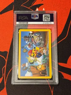 MARIO PIKACHU PLAYING CARDS JACK OF CLUBS POKEMON CENTER 2016 PSA 10 GEM MINT - Image 2