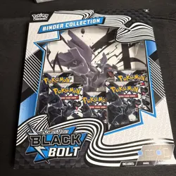Pokemon TCG Scarlet & Violet Black Bolt Binder Collection - Image 1