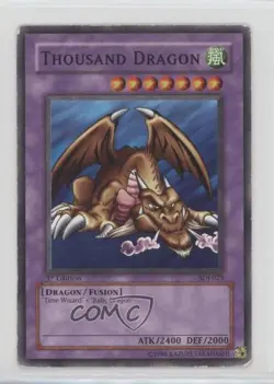 Thousand Dragon 1st Ed. YuGiOh Starter Deck Joey #SDJ-023 2003 READ - Image 1