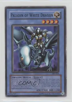 Paladin of White Dragon Unlimited YuGiOh Starter Deck Kaiba Evolution #SKE-024 - Image 1