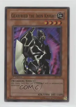 Gearfried the Iron Knight 1st Ed. YuGiOh Pharaoh's Servant #PSV-101 2002 READ - Image 1