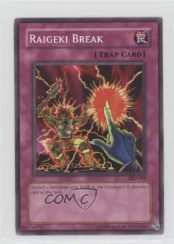 Raigeki Break YuGiOh Pharaonic Guardian #PGD-096 2003 - Image 1