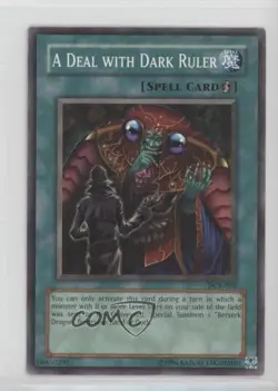 A Deal with Dark Ruler Unlimited YuGiOh Crisis #DCR-030 2003 - Image 1