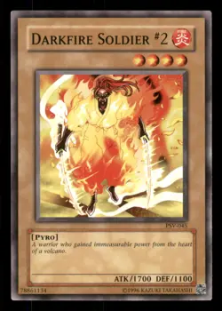Yugioh Darkfire Soldier #2 Pharaoh's Servant #PSV-045 LP - Image 1