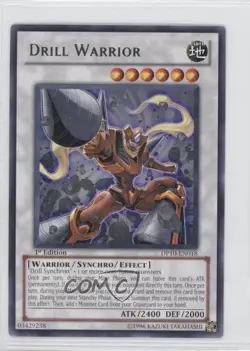 Drill Warrior 1st Ed. YuGiOh Yusei Fudo 3 Duelist Pack #DP10-EN018 - Image 1