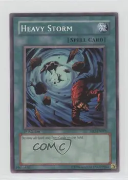 Heavy Storm 1st Ed. YuGiOh Zombie Madness Structure Deck #SD2-EN019 2005 - Image 1