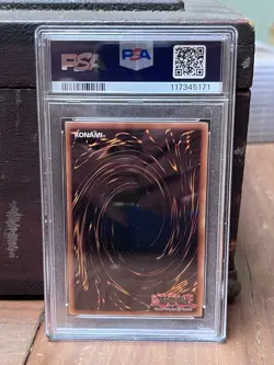 YuGiOh Jar of Greed 1st Edition LON-047 Graded PSA 9 MINT Super Rare 2003 Holo - Image 2