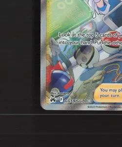Colress's Experiment GG59/GG70 Crown Zenith Full Art Ultra Rare Pokemon Card NM - Image 5