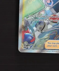 Colress's Experiment GG59/GG70 Crown Zenith Full Art Ultra Rare Pokemon Card NM - Image 5