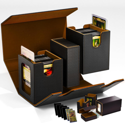 Twin Commander Deck Box (Showcase) with Dice Tray, 4 Dividers and 2 Topload Card - Image 1
