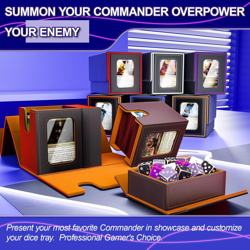 Twin Commander Deck Box (Showcase) with Dice Tray, 4 Dividers and 2 Topload Card - Image 3