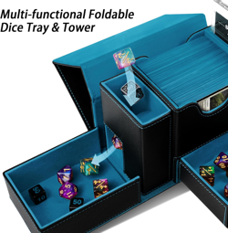 MTG Deck Box for Commander Display with Dice Tower, Fits 100 Double Sleeved Card - Image 2