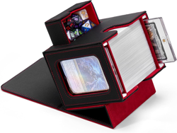 MTG Commander Deck Box with Dual Commander Display, Patented Card Deck Box Fits - Image 1