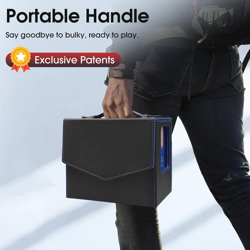 MTG Commander Deck Box-Patented Handle Design, Trading Card Storage Box Organize - Image 2