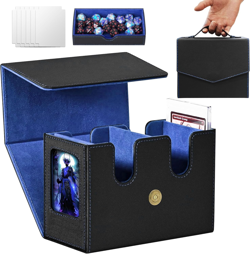 MTG Commander Deck Box-Patented Handle Design, Trading Card Storage Box Organize - Image 1