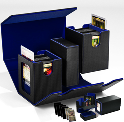 Twin Commander Deck Box (Showcase) with Dice Tray, 2 Dividers and 2 Topload Card - Image 1