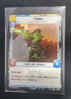 Yaddle - A Chance To Make Things Right 045/264 Star Wars Unlimited TCG Card LOF - Image 1