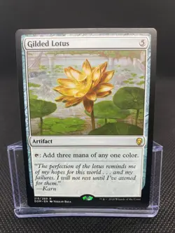 MTG Gilded Lotus - Dominaria NM/Reg English - Image 1