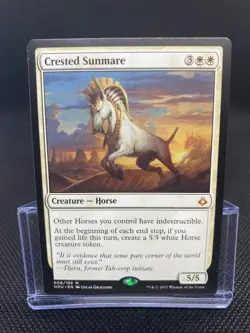 MTG Crested Sunmare - Hour of Devastation NM/Reg English - Image 1