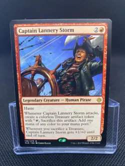 MTG Captain Lannery Storm - Ixalan NM/Reg English - Image 1