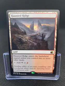 MTG Haunted Ridge - Innistrad: Midnight Hunt NM/Reg English - Image 1