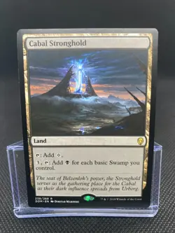 MTG Cabal Stronghold - Dominaria NM/Reg English - Image 1