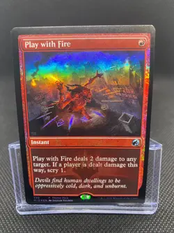 MTG Play with Fire - Promo Pack NM/Foil English - Image 1