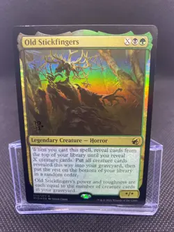 MTG Old Stickfingers - Innistrad: Midnight Hunt NM/Foil Promo English - Image 1