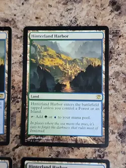 MTG - 4 x Hinterland Harbor - Playset Innistrad Played Dominaria NM - Image 4