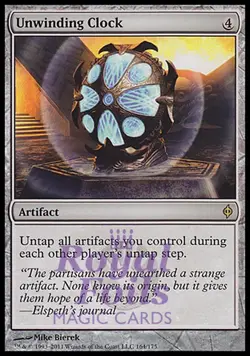 Unwinding Clock 1x FOIL NPH MTG New Phyrexia Rare MINT artifact - Image 1
