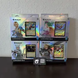 MAGIC THE GATHERING MTG FINAL FANTASY COLLECTOR COMMANDER - FULL SET of 4 - Image 2