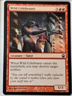Wild Celebrants - Theros - Magic the Gathering MTG Nice! - Image 1