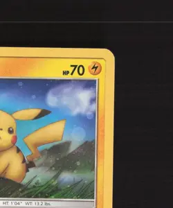 Pikachu SM183 Sun & Moon Black Star Promo Cosmos Holo Pokemon Card LP - Image 4