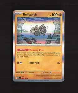 Relicanth 084/162 Temporal Forces Holo Rare Pokemon Card NM - Image 1