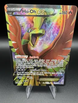 Pokemon Ho-Oh EX Full Art Dragons Exalted Ultra Rare Card 119/124 - Image 1