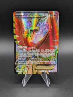 Pokemon Ho-Oh EX Full Art Dragons Exalted Ultra Rare Card 119/124 - Image 1