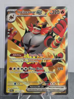 Pokemon Incineroar ex - 187/162 187/162 SV05: Temporal Forces card Near Mint - Image 1