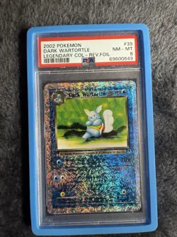 Legendary Collection Dark Wartortle Reverse Holo Card PSA 8 NM-MT - Image 1