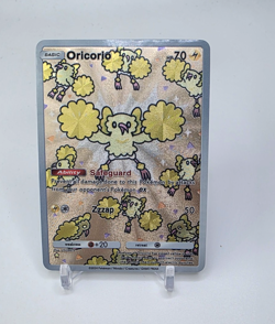Custom Textured Holo Foil Oricorio Pokemon Card READ DESCRIPTION BELOW - Image 1