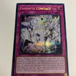 Favorite Contact MP24-EN063 Prismatic Secret Rare Card NM Condition - Image 2