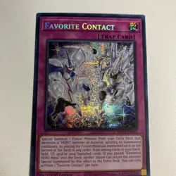 Favorite Contact MP24-EN063 Prismatic Secret Rare Card NM Condition - Image 3